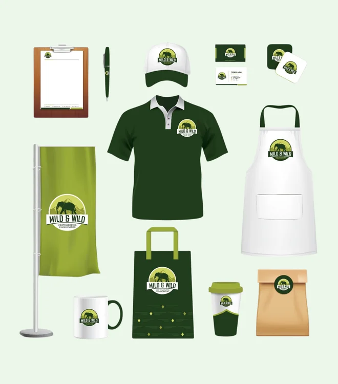Mild & Wild brand identity designed by Bravura