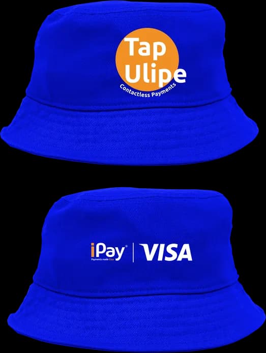 Tap Ulipe and iPay Visa bucket hats