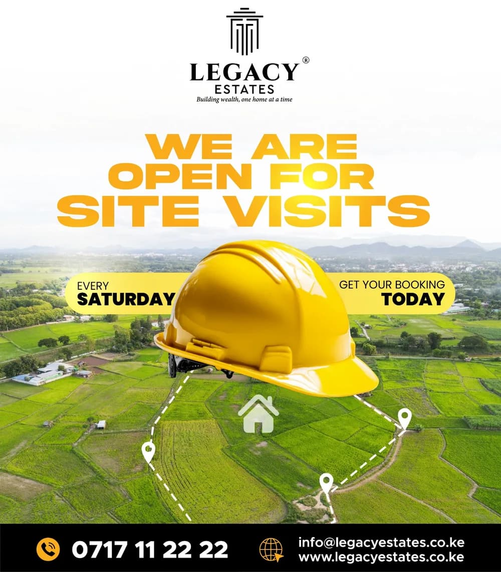 We are open for site visits