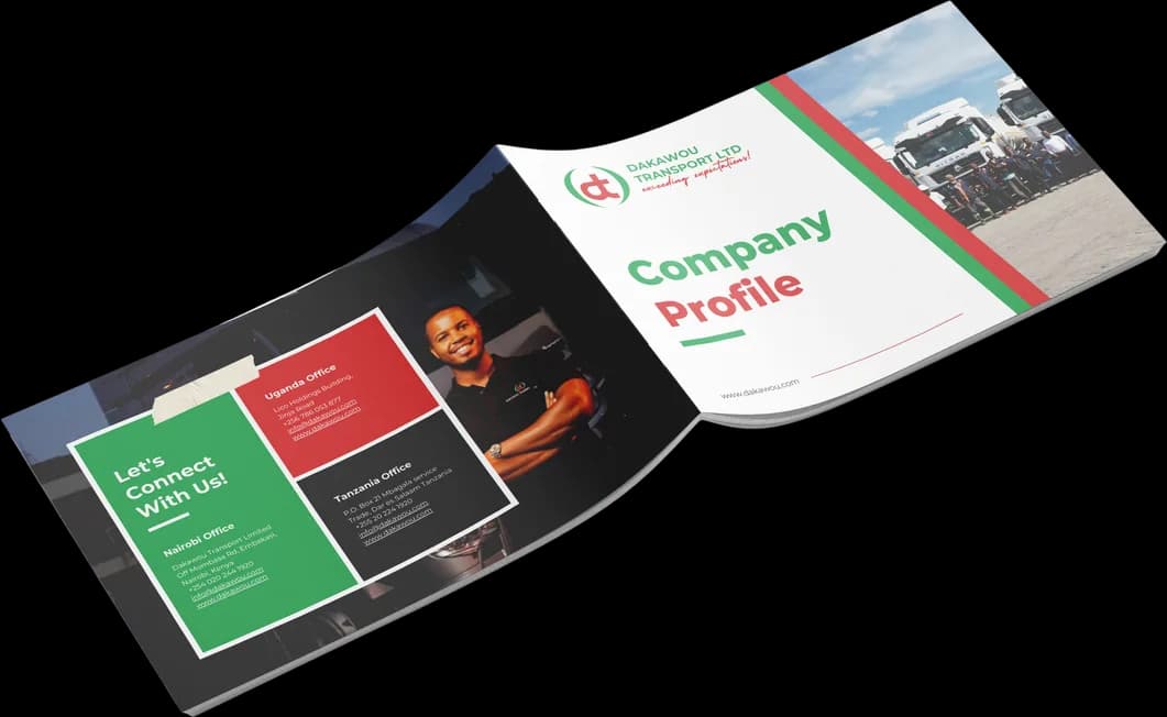 Dakawou company profile spread