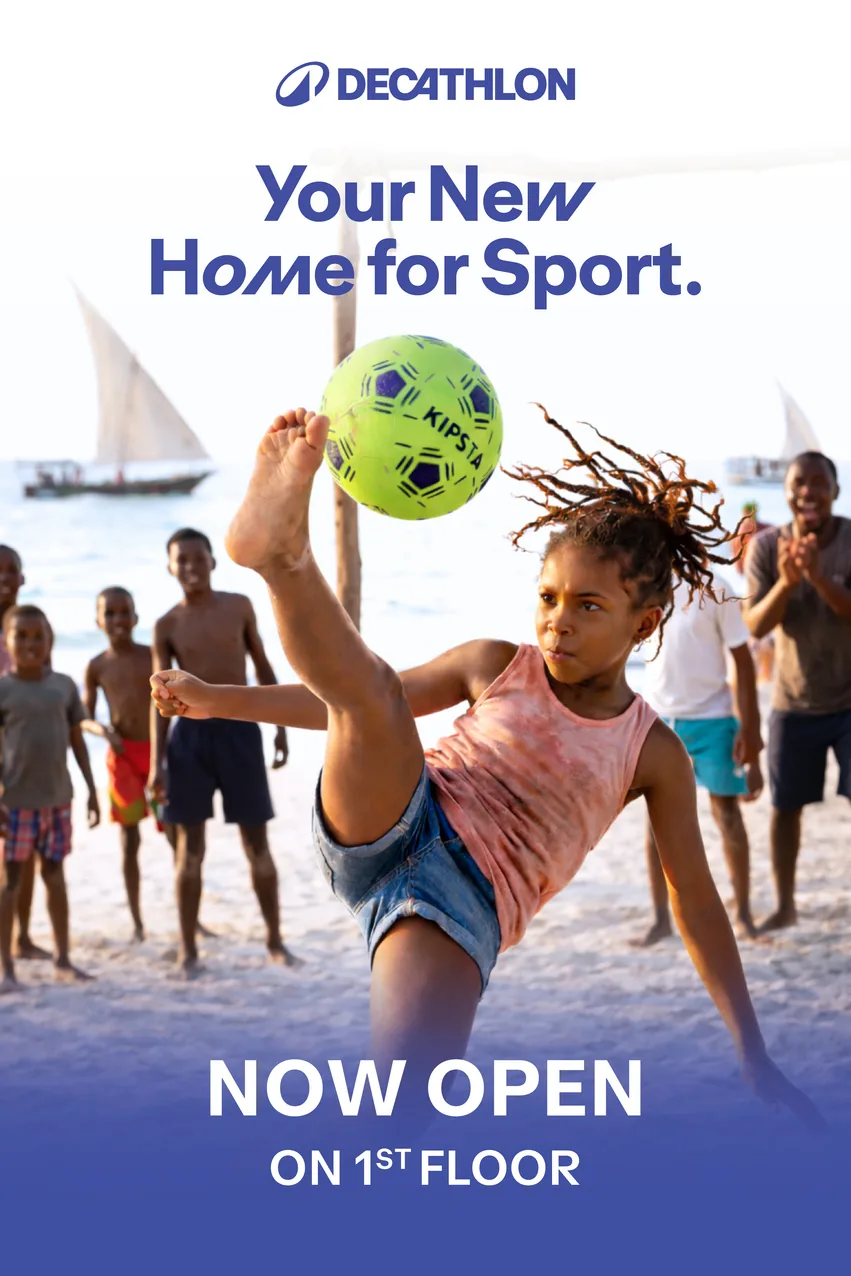 Decathlon store opening poster designed by Bravura
