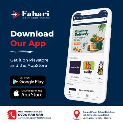 Download the Fahari app