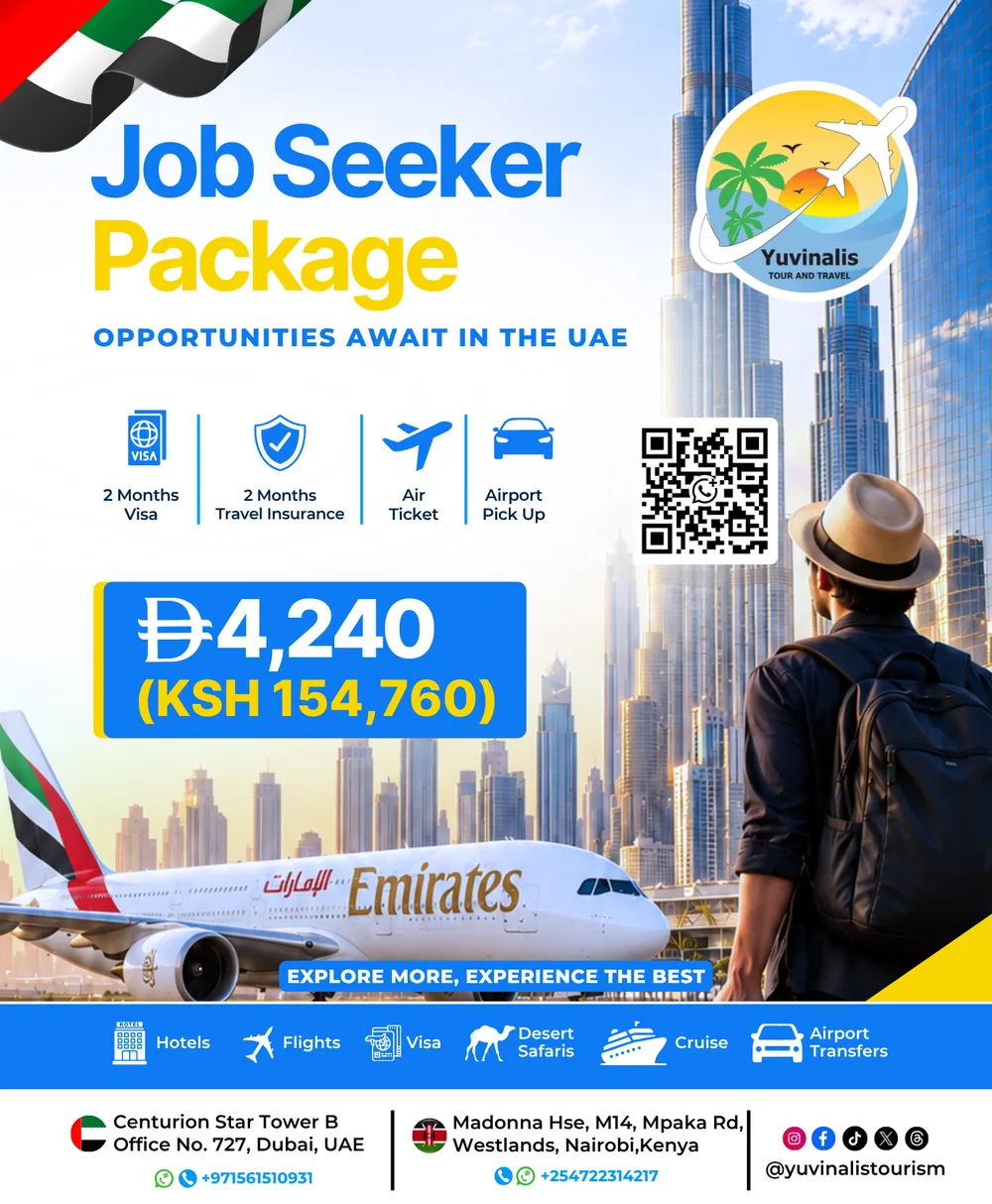 Job seeker package with flights