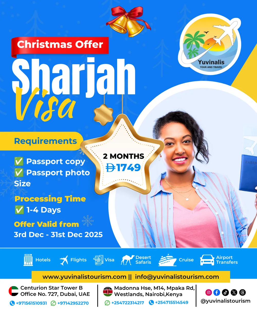 Sharjah visa Christmas offer