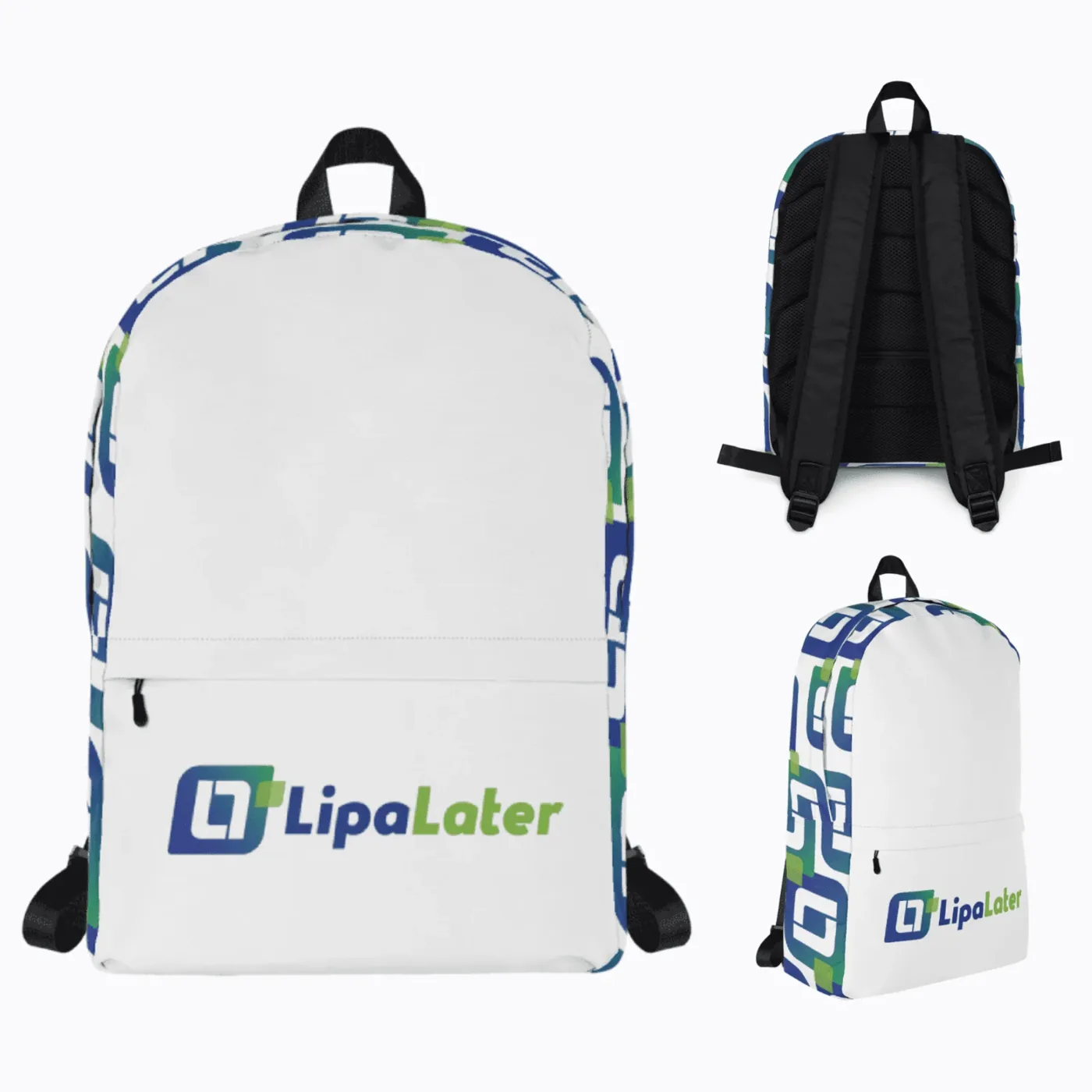 LipaLater branded backpacks